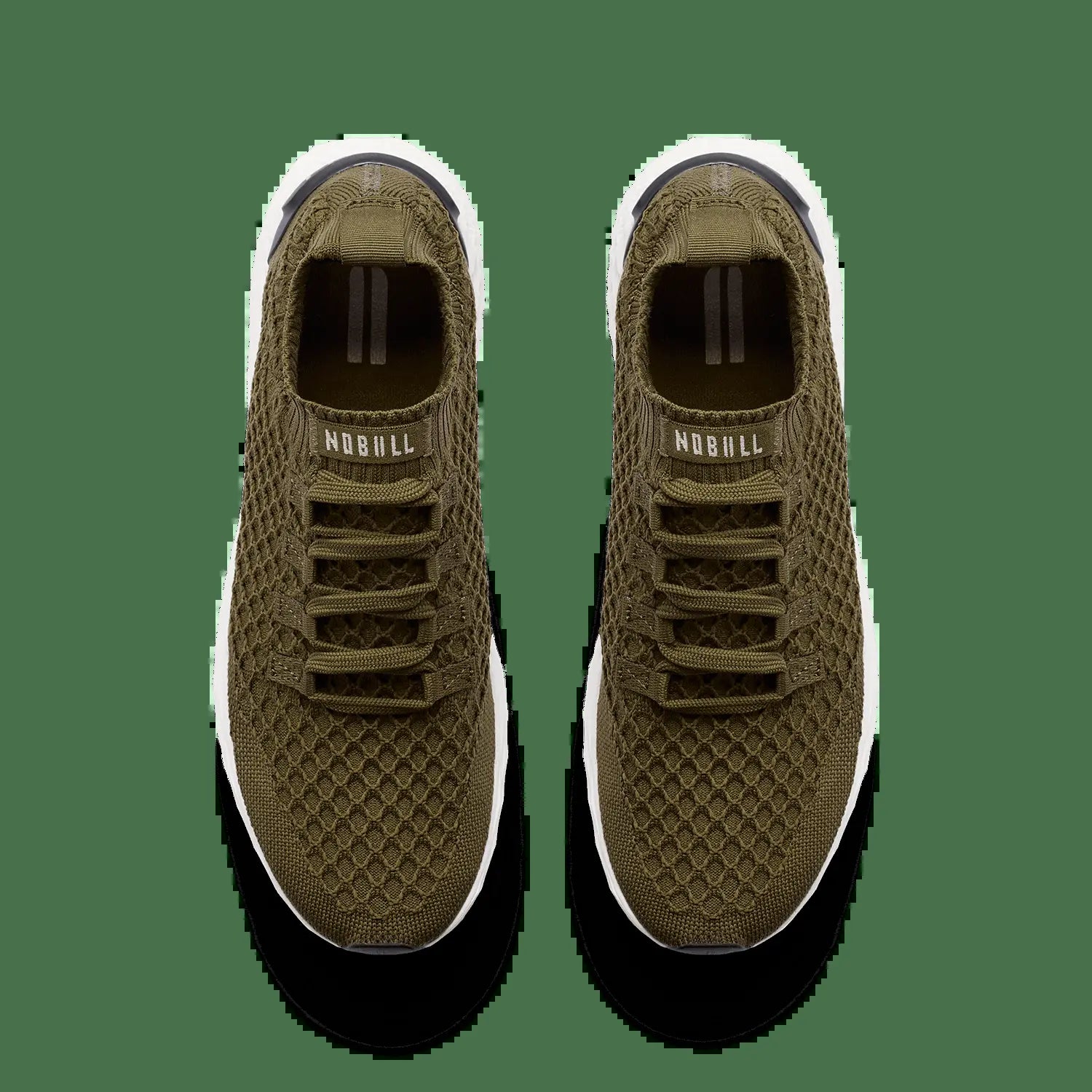NOBULL Men'S Allday Knit Shoe in Tactical Green - Everyday Walking Sneaker, Comfortable Slip-On Shoe, Casual Trainer