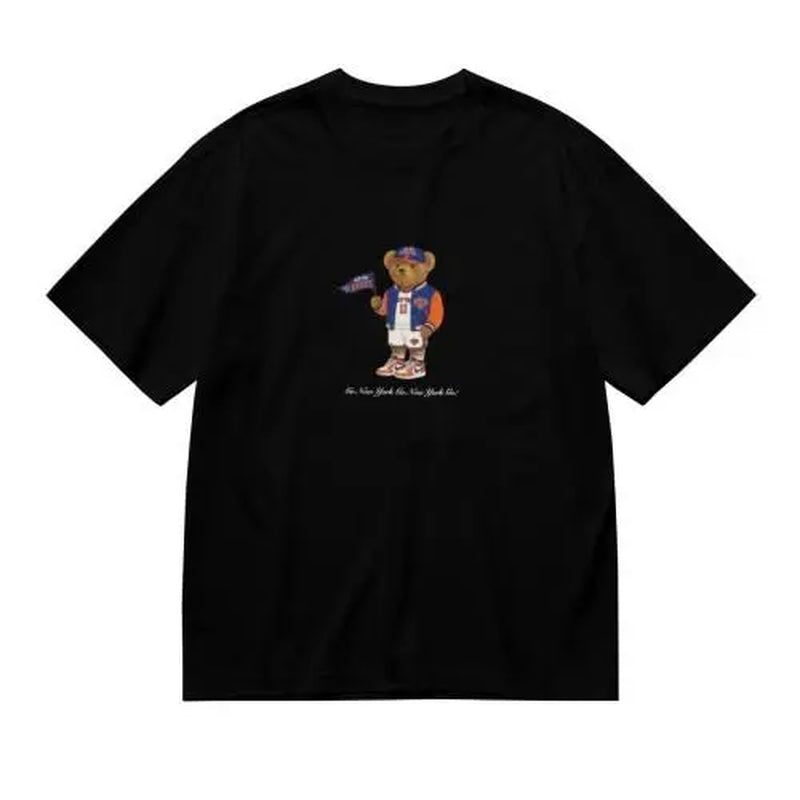 NYC Basketball Teddy ,RETRO Teddy Illustration