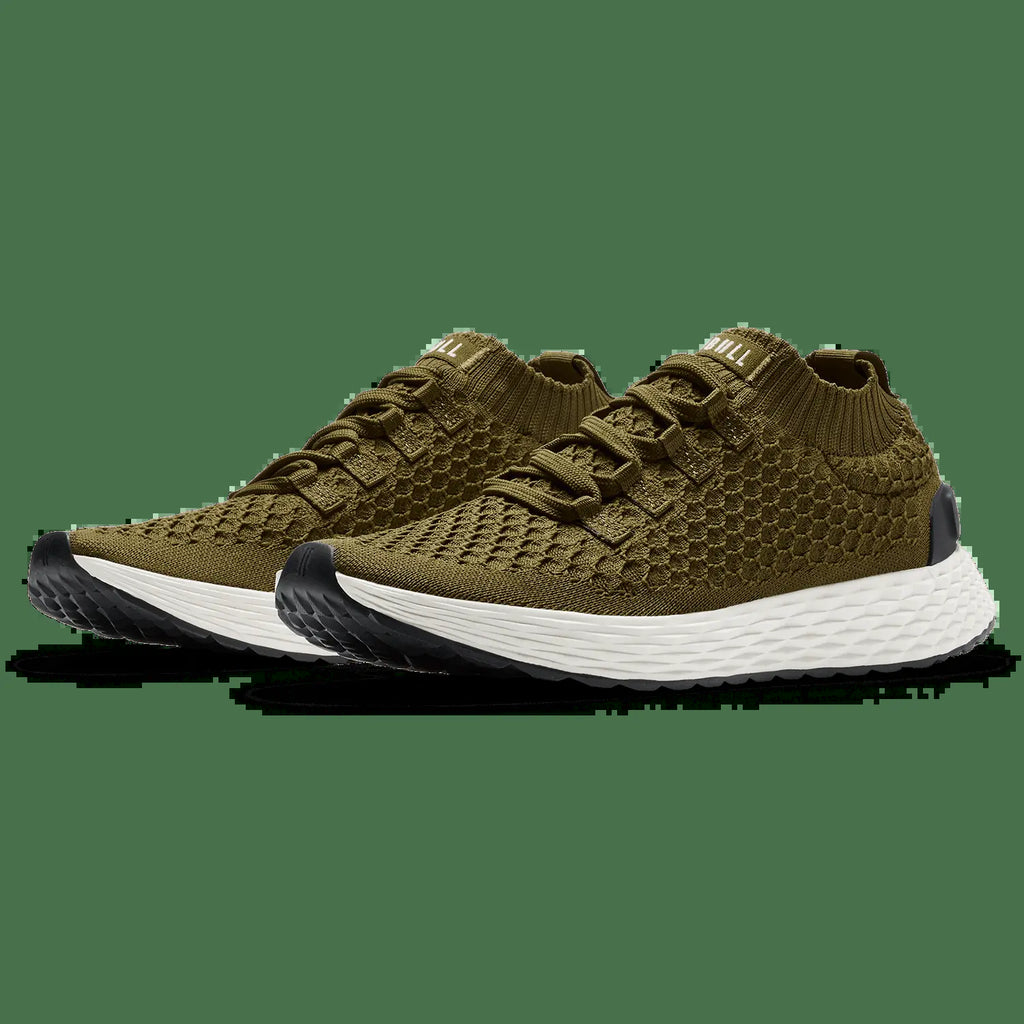 NOBULL Men'S Allday Knit Shoe in Tactical Green - Everyday Walking Sneaker, Comfortable Slip-On Shoe, Casual Trainer