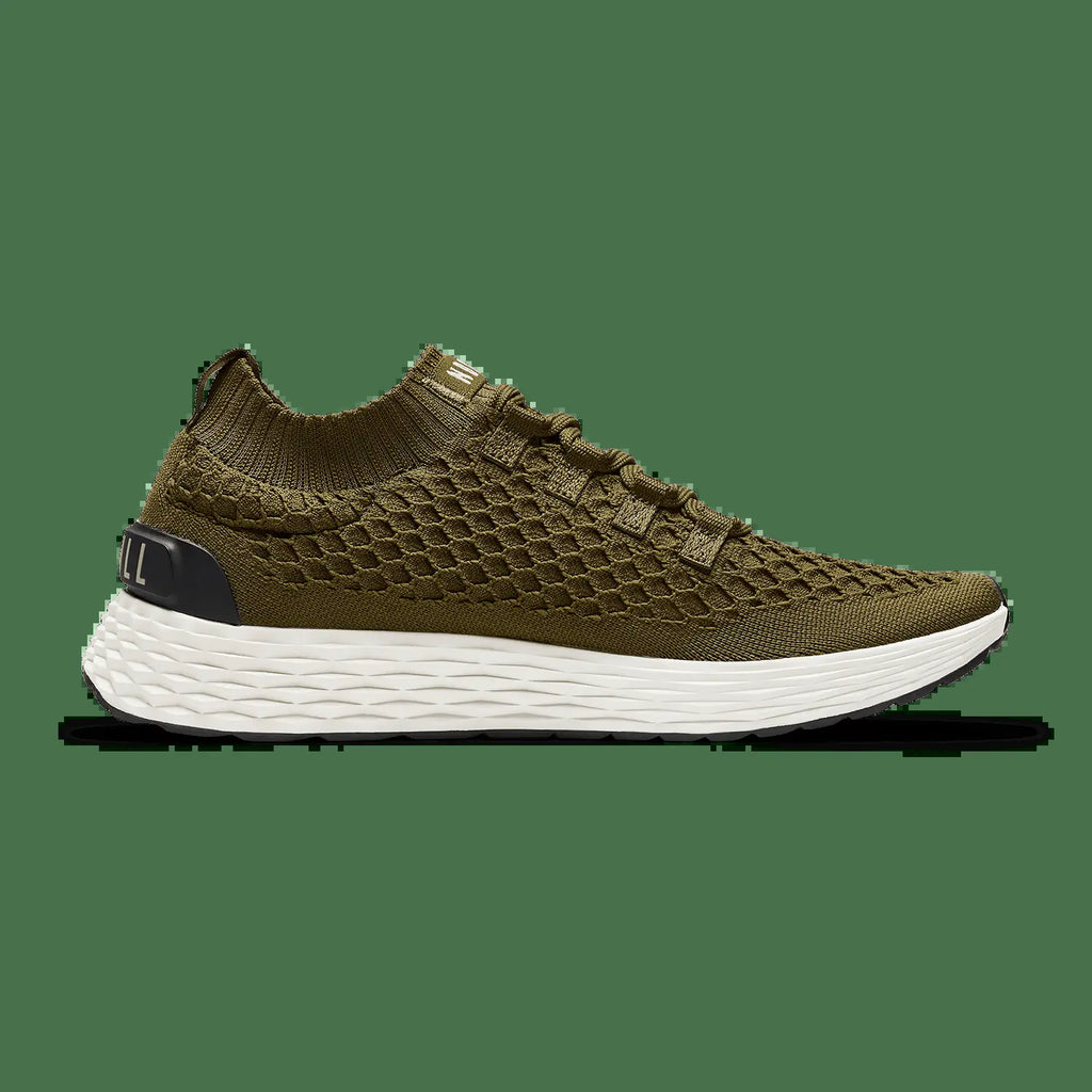 NOBULL Men'S Allday Knit Shoe in Tactical Green - Everyday Walking Sneaker, Comfortable Slip-On Shoe, Casual Trainer