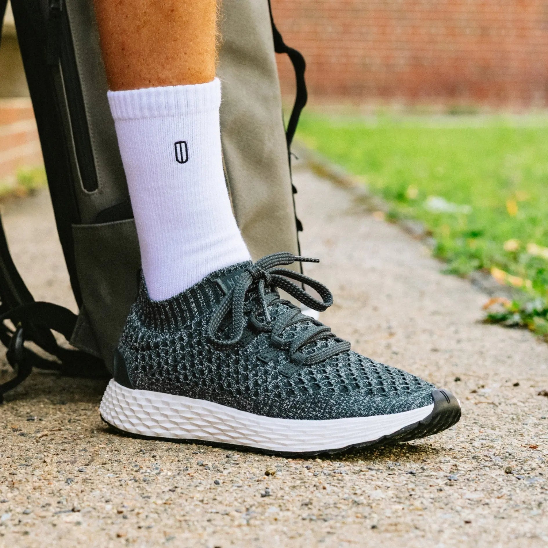 NOBULL Men'S Allday Knit Shoe in Tactical Green - Everyday Walking Sneaker, Comfortable Slip-On Shoe, Casual Trainer